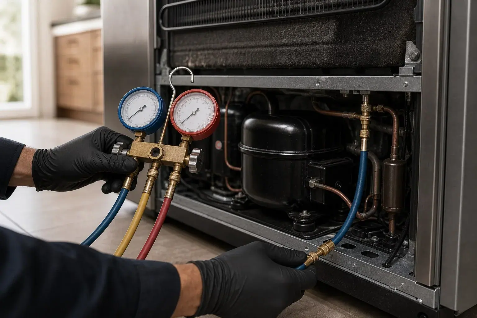 Sub-Zero sealed system and compressor repair