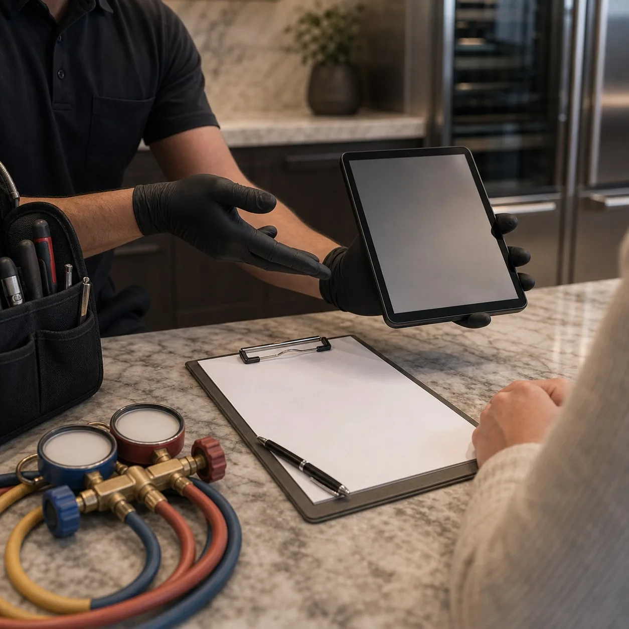 Quote — A written, flat price — approved before any work begins.